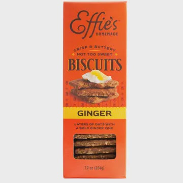 Effie's Oatcakes Ginger Biscuits, 7.2oz