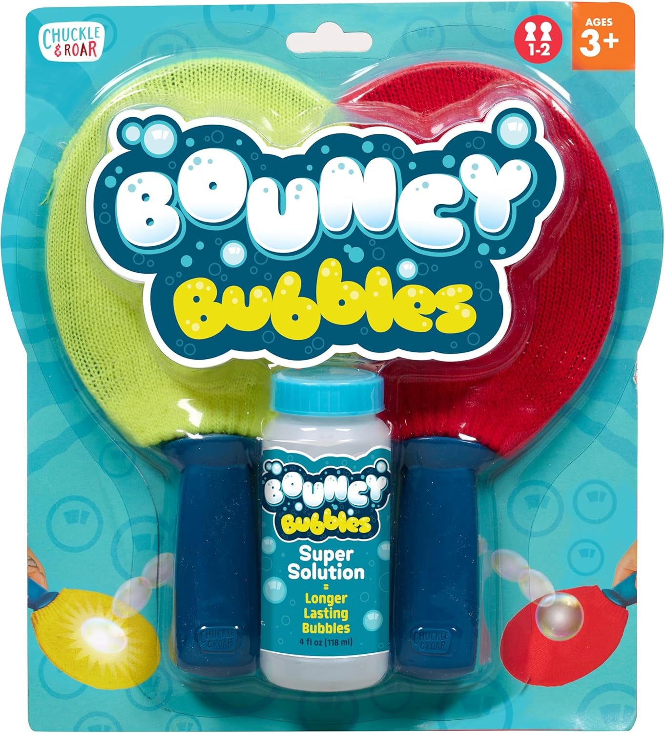 Chuckle & Roar Bouncy Bubbles Paddle Game