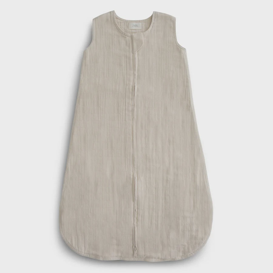 Mushie Organic Cotton Sleep Bag. Fog