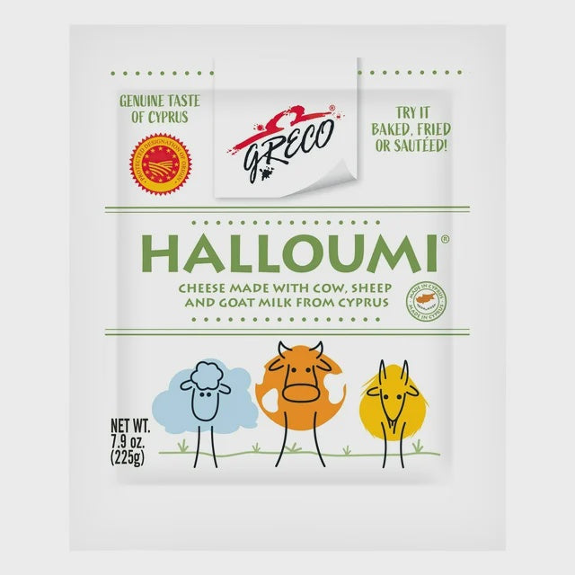 Greco Halloumi Cheese, 7.9 oz