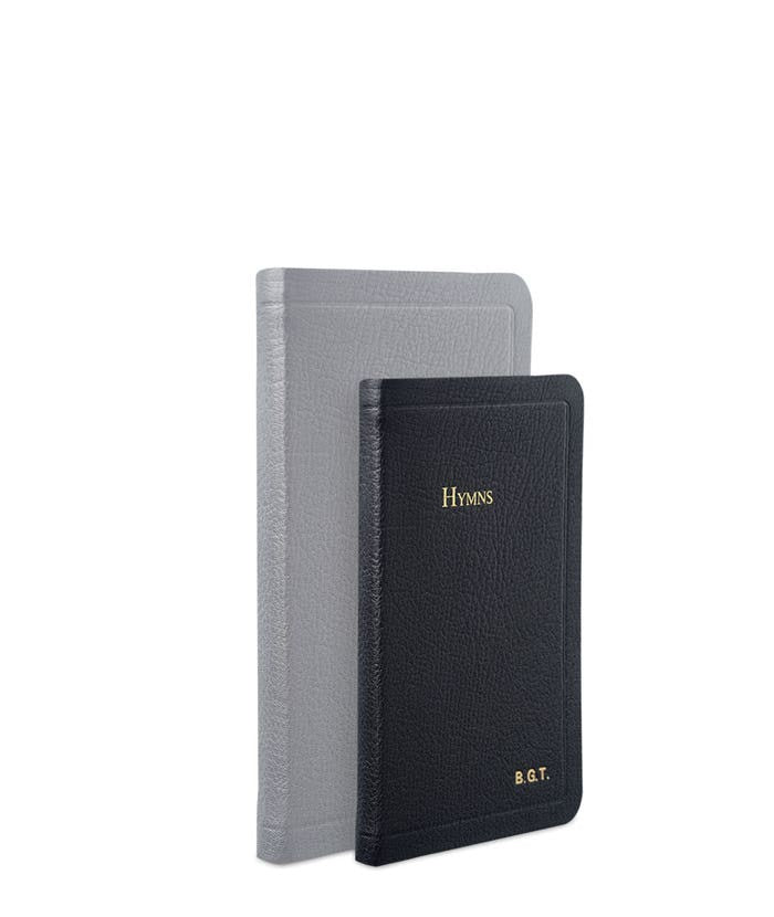 Medium Hymn Book, Leather with line index