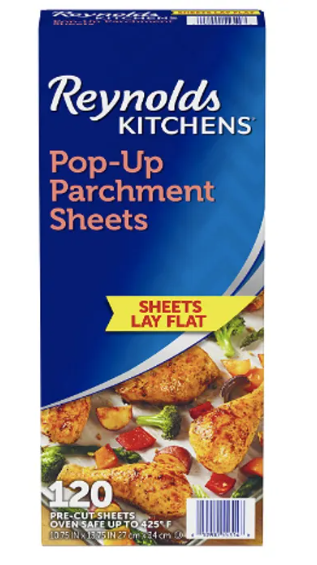 Reynolds Kitchens Pop-Up Parchment Paper Sheets, 120ct