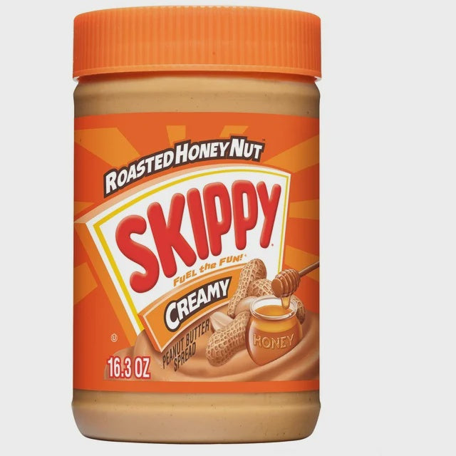 Skippy Peanut Butter Creamy Roasted Honey Nut Spread, 16.3 oz