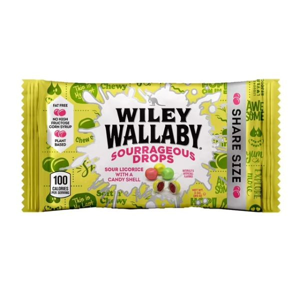 Wiley Wallaby Sourrageous Drops 3oz