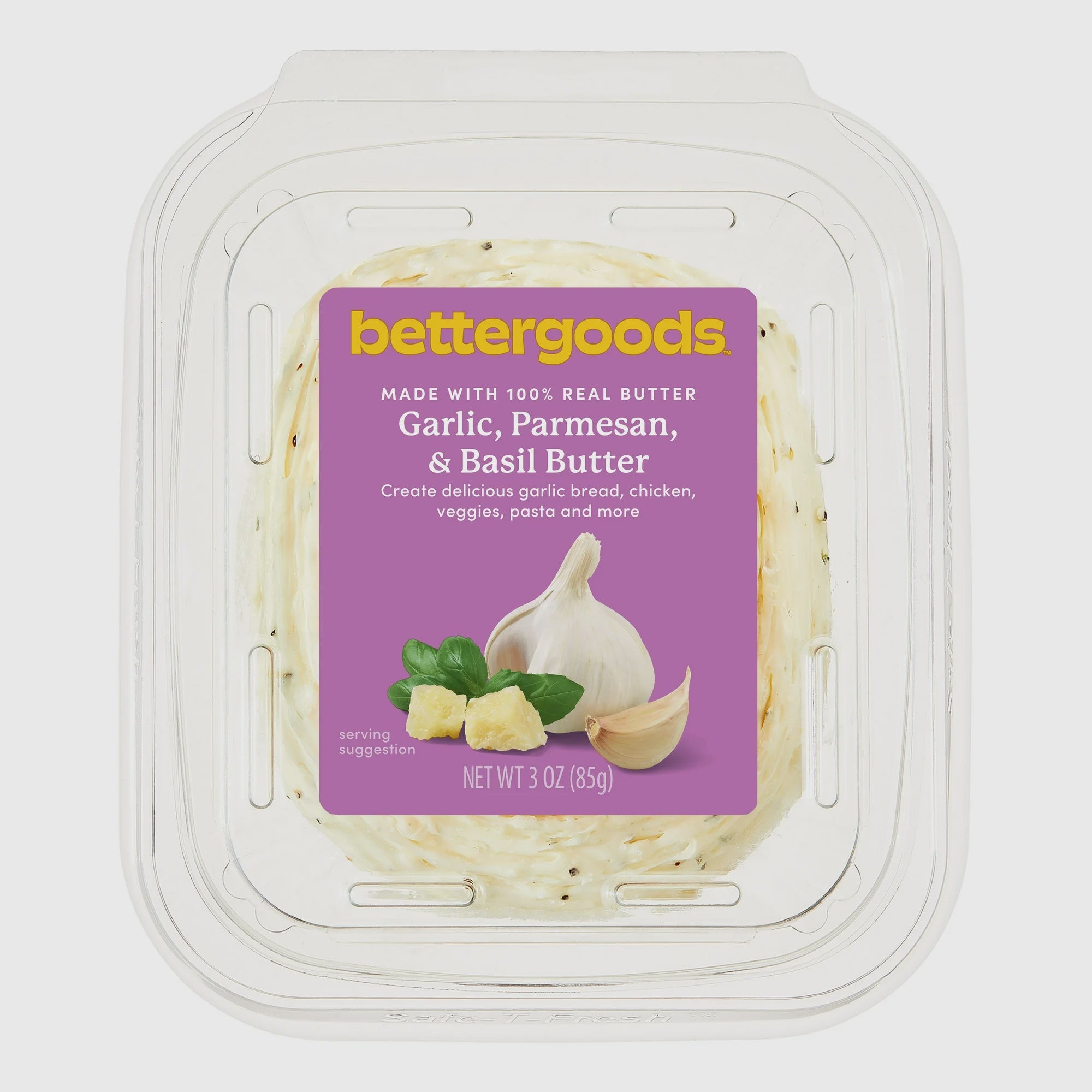 bettergoods Garlic, Parmesan & Basil Butter, 3 oz
