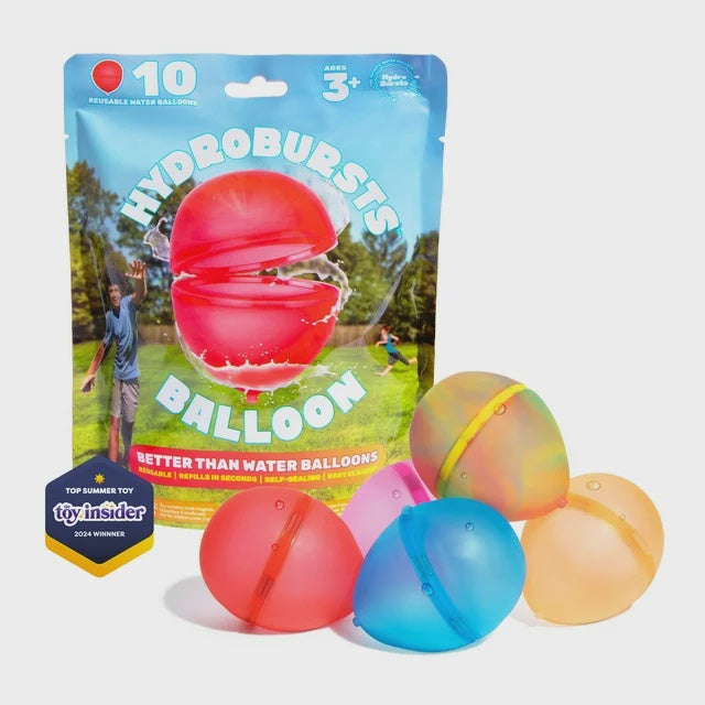 Hydrobursts Reusable Water Balloons, 10 Pk