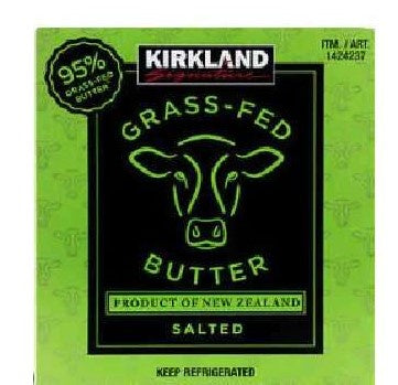 Kirkland Signature Grass-Fed Salted Butter, 8 oz