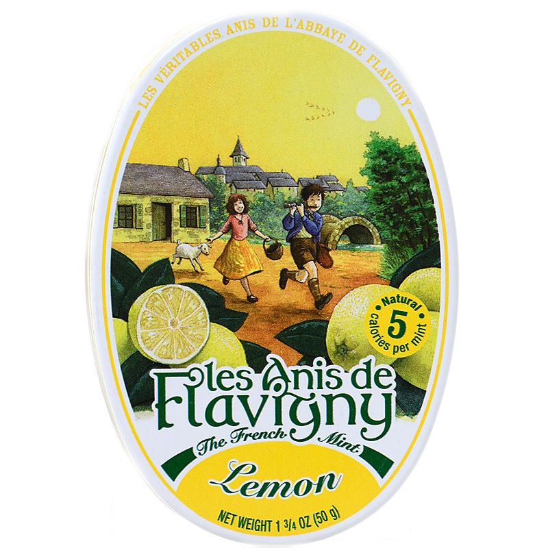 Les Anis De Flavigny All Natural Mints, Lemon, 1.8oz