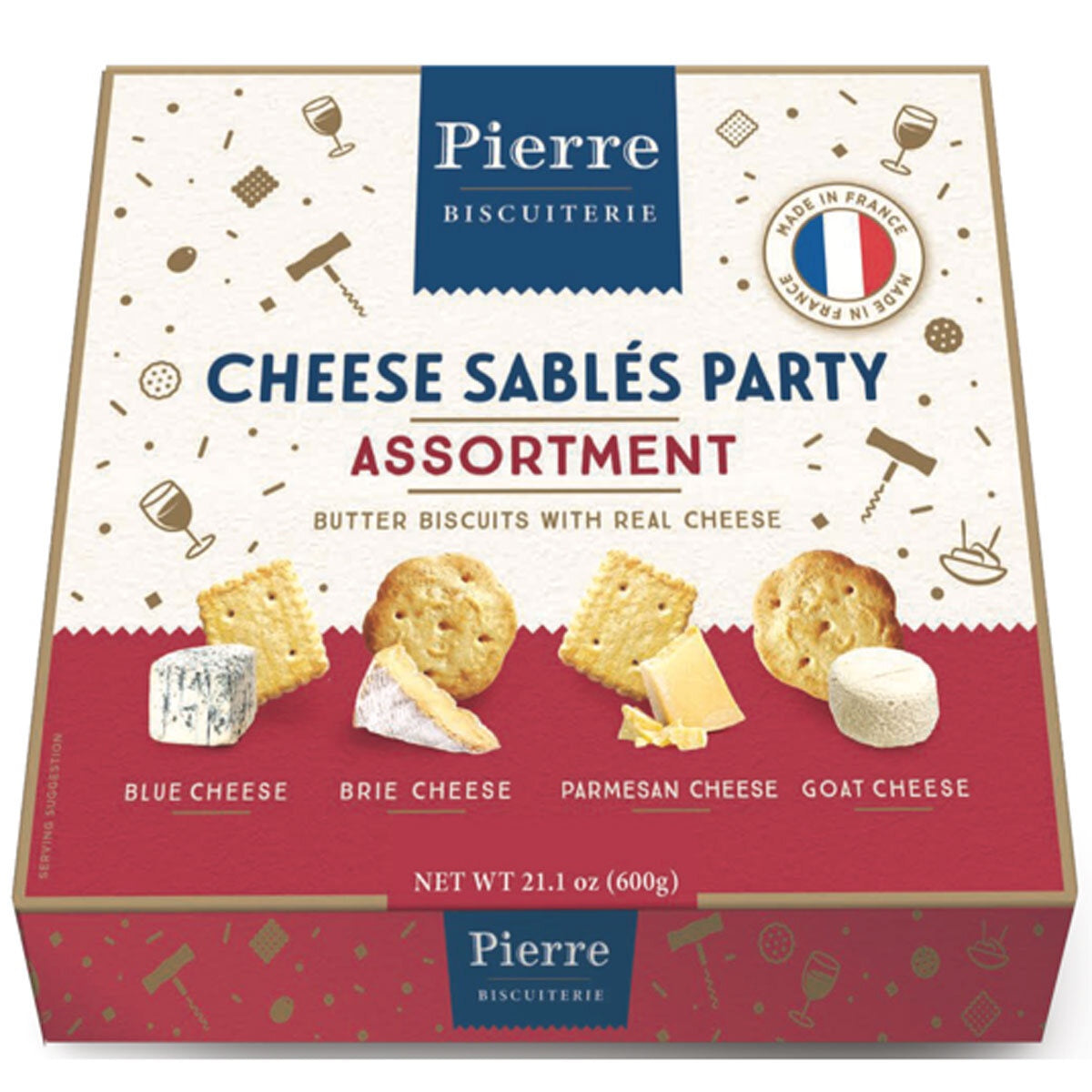 Pierre Cheese Sables Party Assortment 21.16oz