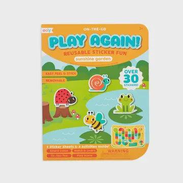 OOLY Play Again On-The-Go Activity Kit, Sunshine Garden