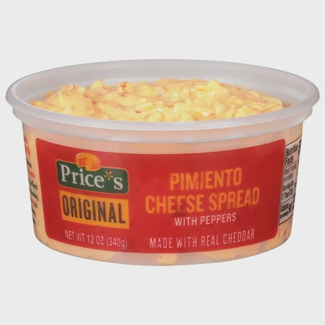 Price's Original Flavored Pimiento Cheese Spread, 12 oz