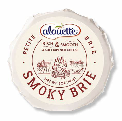 Alouette Smoky Petite Brie Cheese, 5 oz