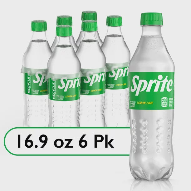 Sprite, 6-16.9oz bottles