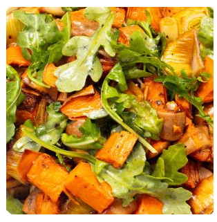 Sweet potato and Leek Salad