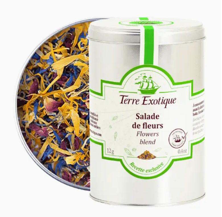 Terre Exotique Edible Flowers for Salad, 0.2oz