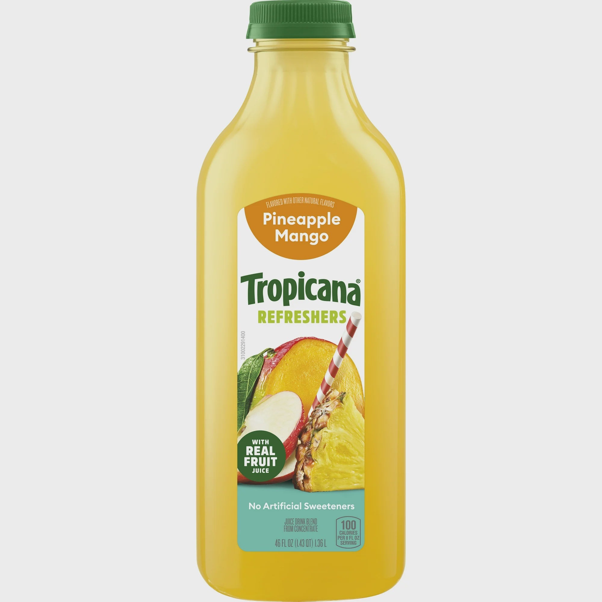 Tropicana Pineapple Mango Refreshers, 46 oz