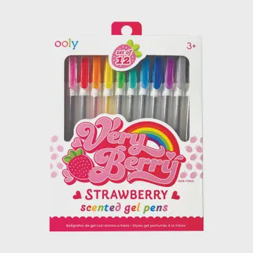 OOLY Very Berry Scented Gel Pens, 12 pk