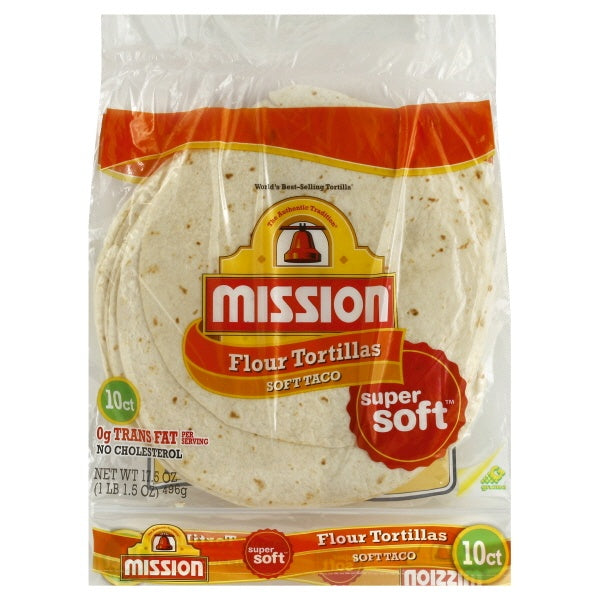 Mission Soft Taco Flour Tortilla 10 ct.