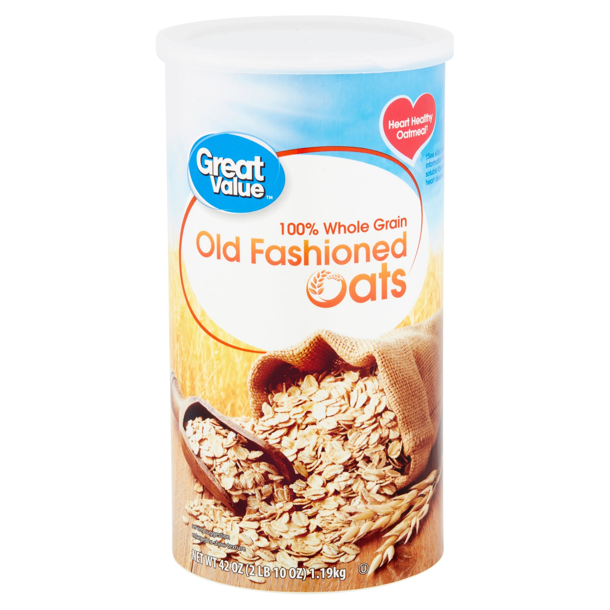 Great Value 100% Whole Grain Old Fashioned Oats