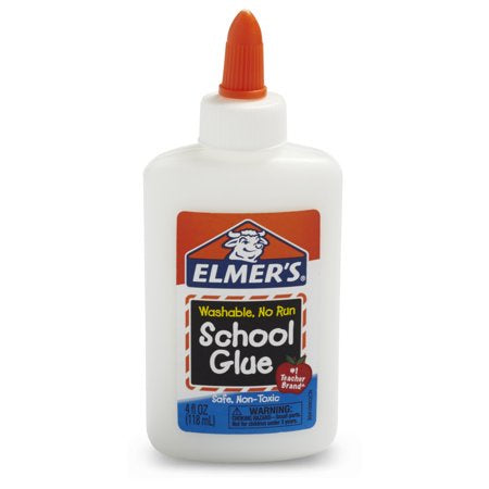 Elmer's White Liquid School Glue Washable 4oz