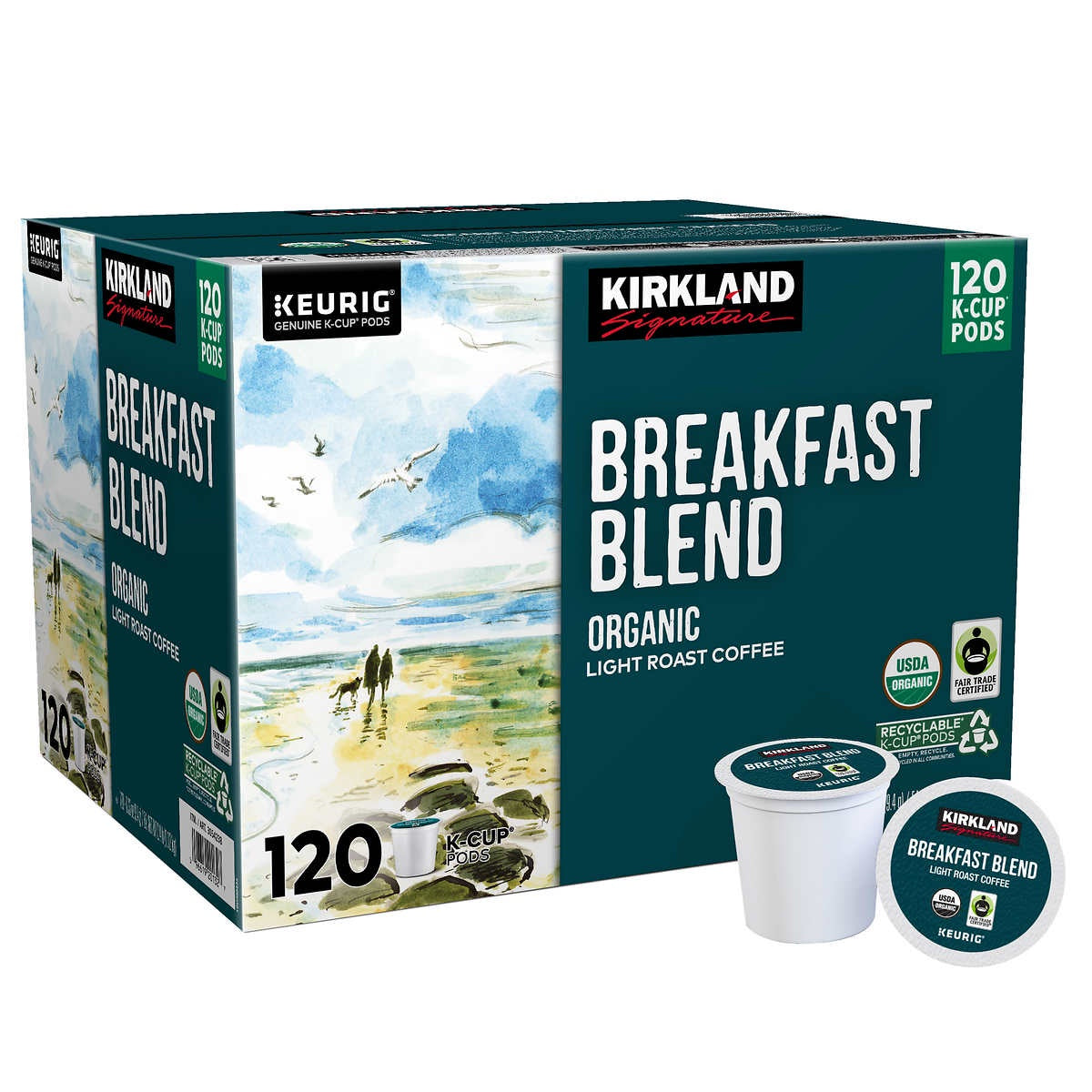 Kirkland Breakfast Blend K-cups Coffee 120ct