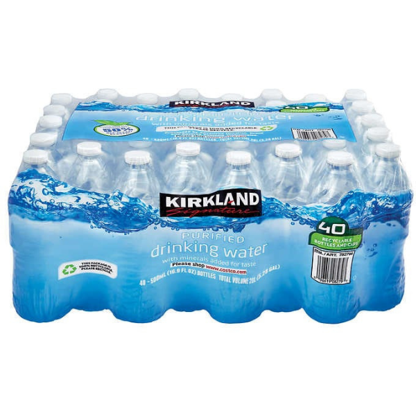 Kirkland Signature Purified Water 16.9 oz Bottles