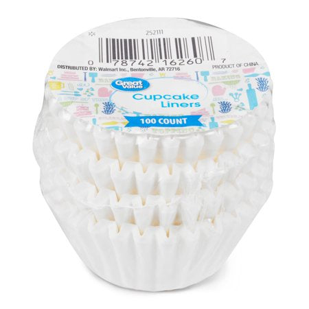 Great Value Mini Cupcake Liners