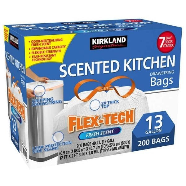 KS Scented Flex-Tech Kitchen Trash Bags