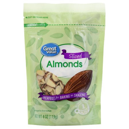 Great Value Sliced Almonds