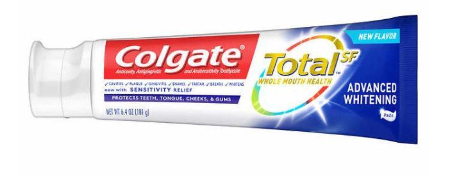 Colgate Advanced Whitening Paste Total Whole Mouth Health