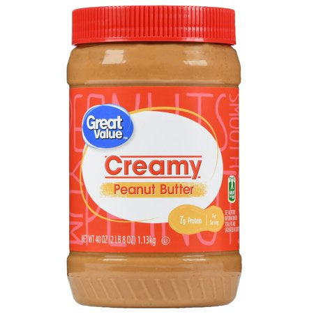 Great Value Creamy Peanut Butter