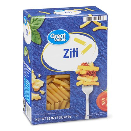Great Value Ziti Pasta