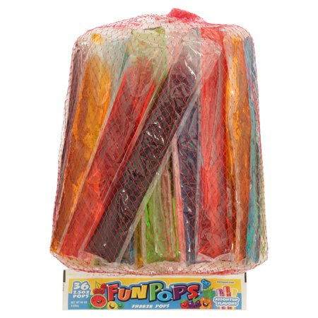 Fun Pops Fruit Flavored Freezer Pops