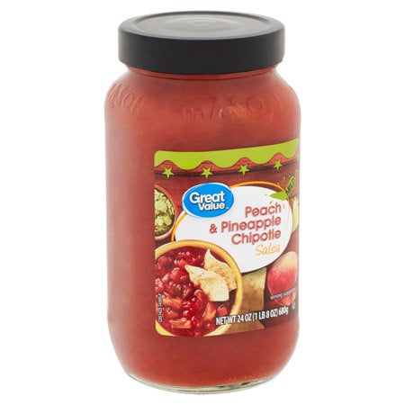 Great Value Peach & Pineapple Chipotle Salsa