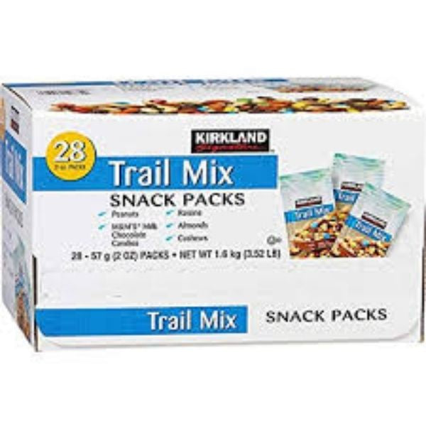 Kirkland Signature Trail Mix Snack Packs, 2 oz