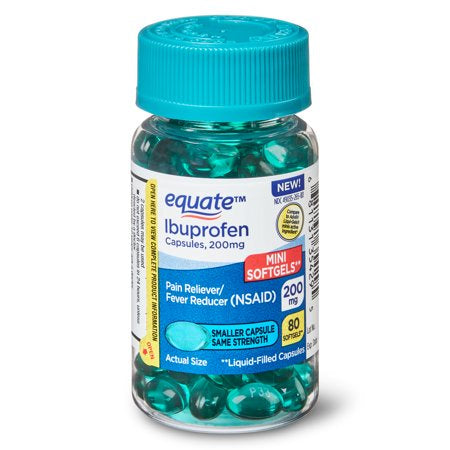 Equate 200mg Ibuprofen Softgels