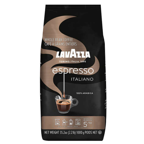 Medium Caffe Espresso Whole Bean Coffee/LavAzza
