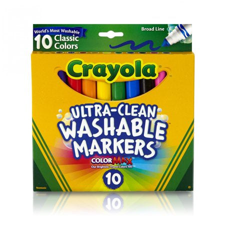 Crayola Classic Colors Markers Washable 10ct