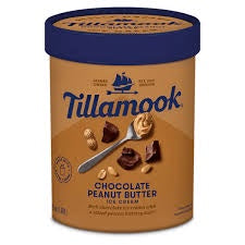 Tillamook Chocolate Peanut Butter Ice Cream