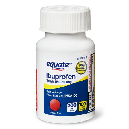 Equate 200mg Ibuprofen Tablets