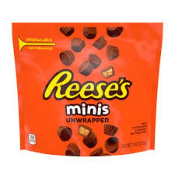 Reese's Minis Peanut Butter Chocolate Candy Unwrapped