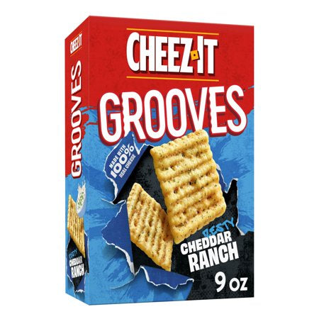 Cheez-It Zesty Cheddar Ranch Grooves Crackers