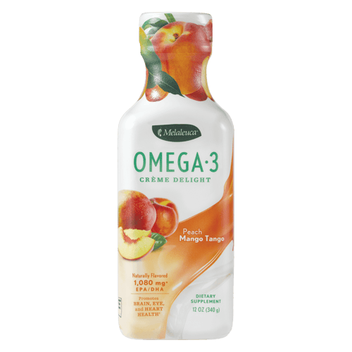 Melaleuca Omega-3 Crème Delight®, Peach Mango Tango, 12oz