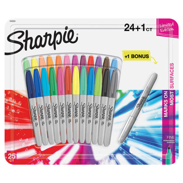 Sharpie Fine Point Assorted Colors Permanent Markers