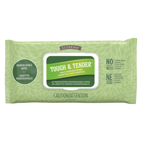 Ecosense Tough & Tender® Wipes, 30 wipes