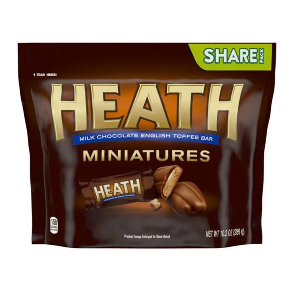 Heath Milk Chocolate English Toffee Bar Miniatures