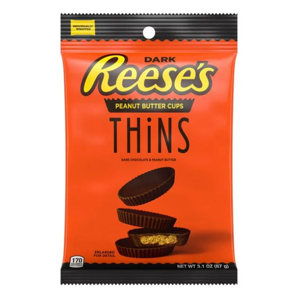 Reese's Peanut Butter Cups Thins Dark Chocolate