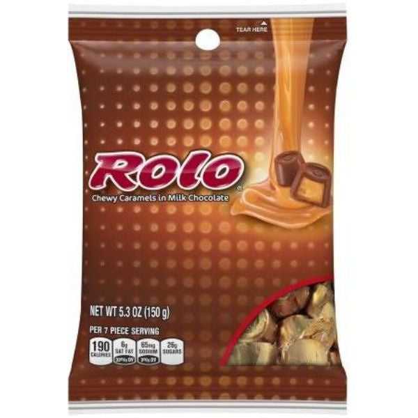 Rolo Unwrapped Rich Chocolate Caramels Candy 7.6oz