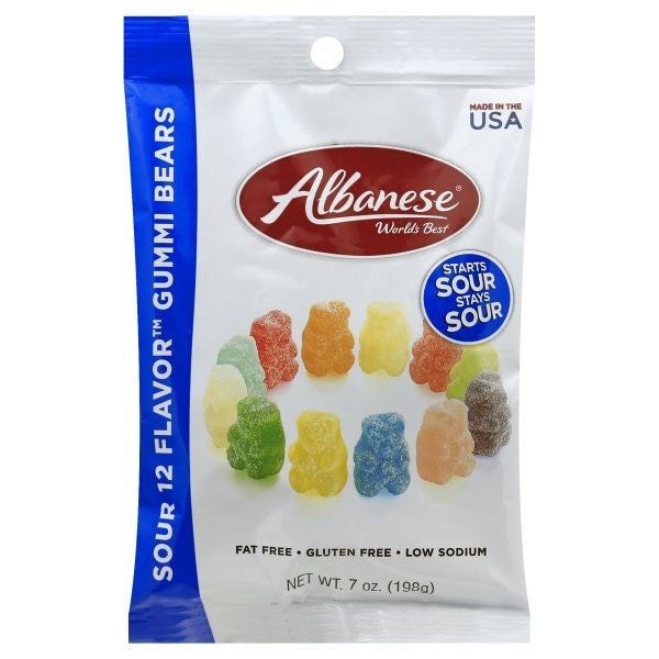 Albanese Sour 12 Flavor Gummi Bears
