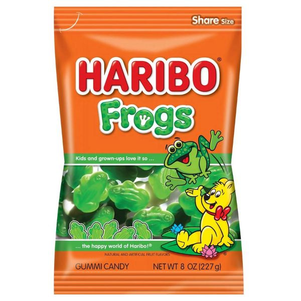 Haribo Frogs Gummi Candies 8 oz.